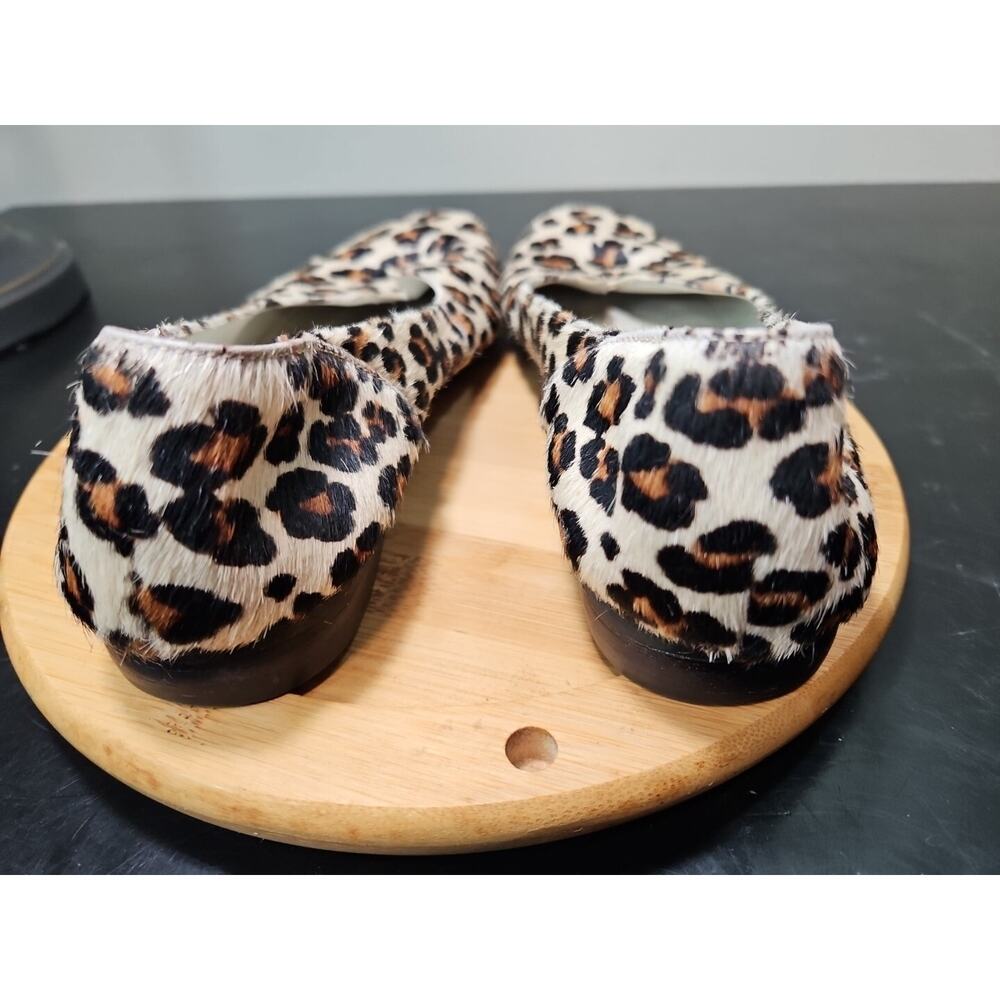 Antonio Melani "SPLENDID" Cheetah‎ Print Textured Leather Ballet Flats W/7 *EUC - Picture 3 of 16